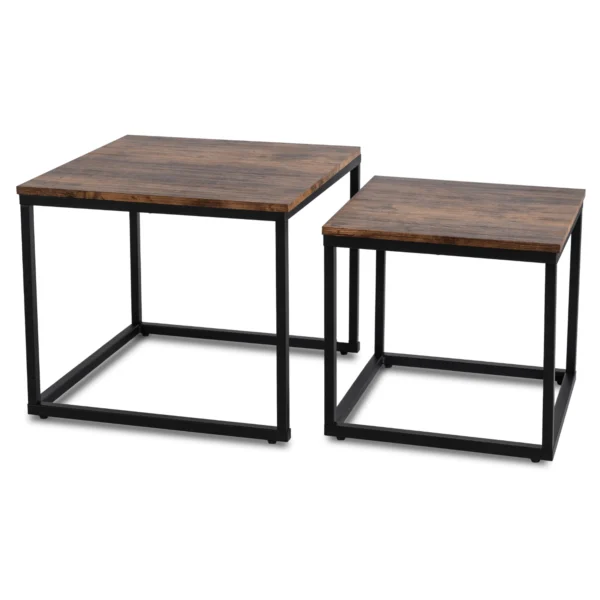 Set masă RIS stejar rustic/negru