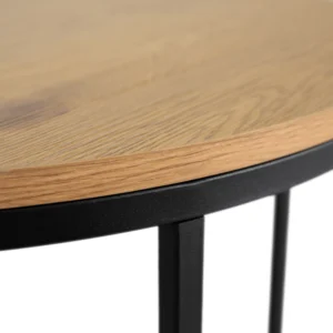 Măsuță de cafea HANTEL Stejar auriu/Negru