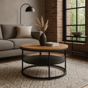 Măsuță BEST din stejar/negru