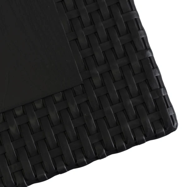 Masă de grădină FARGO Negru