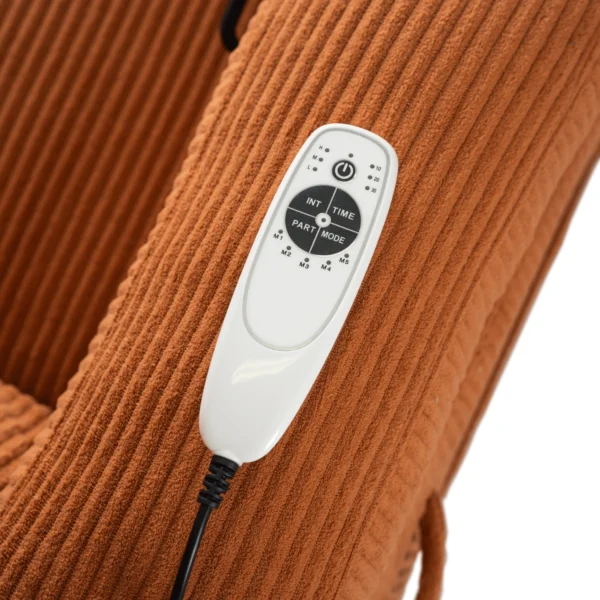 Scaun de masaj reclinabil BOX Rudy Corduroy