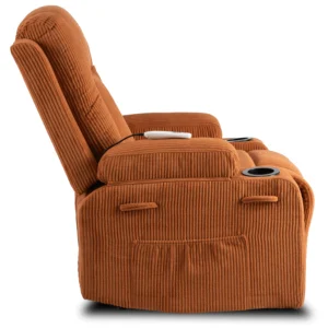 Scaun de masaj reclinabil BOX Rudy Corduroy