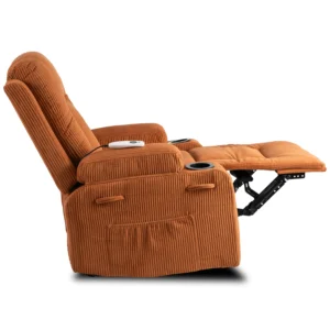 Scaun de masaj reclinabil BOX Rudy Corduroy