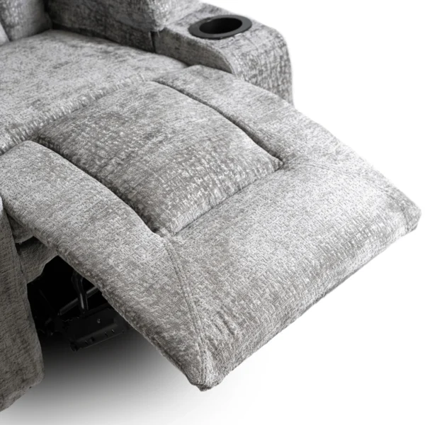 Scaun de masaj BOX, velur gri