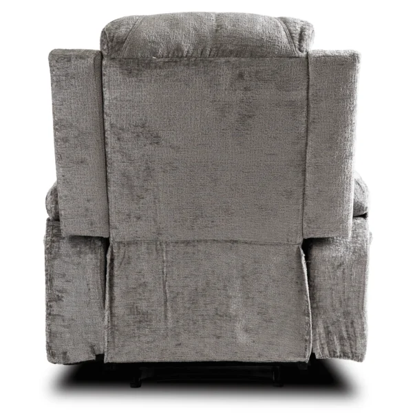 Scaun de masaj BOX, velur gri