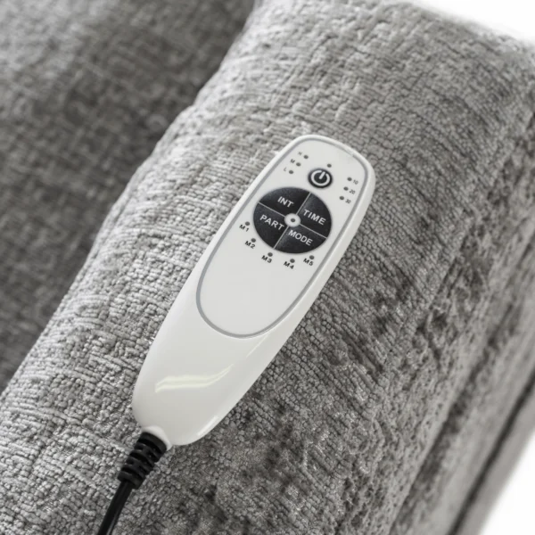 Scaun de masaj BOX, velur gri