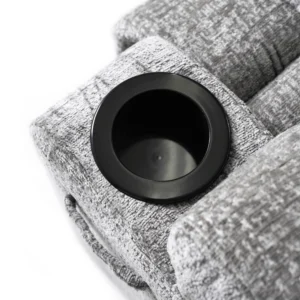 Scaun de masaj BOX, velur gri