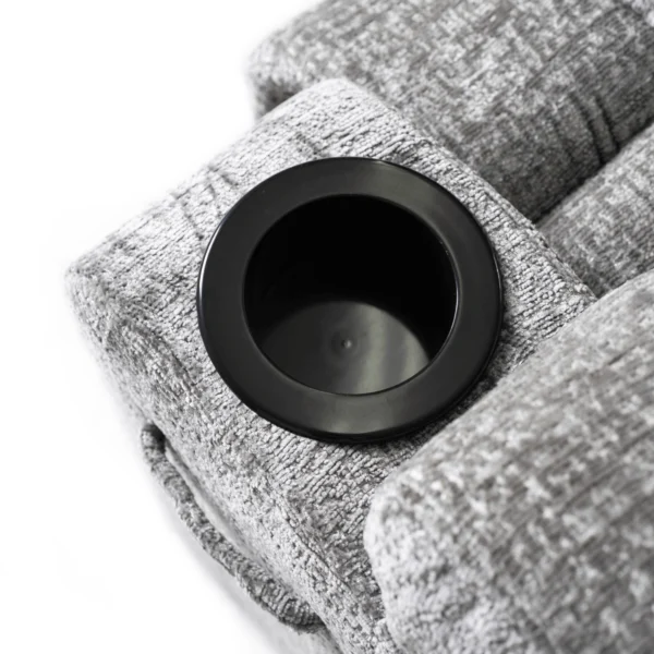 Scaun de masaj BOX, velur gri