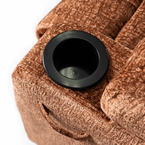 Scaun de masaj reclinabil BOX Brown Velour