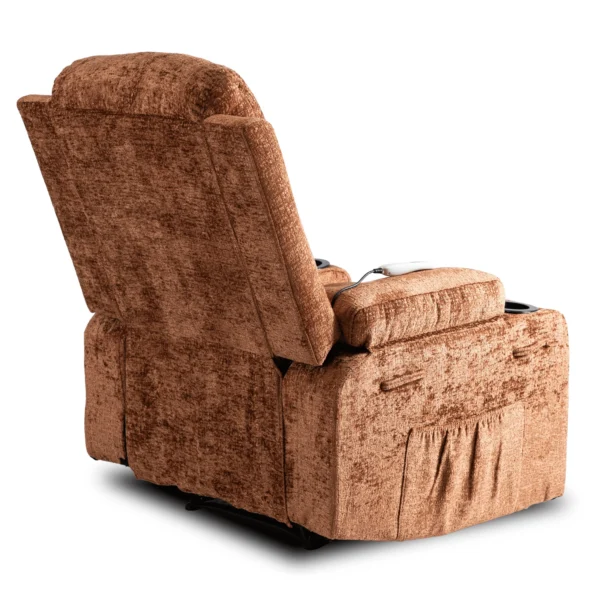 Scaun de masaj reclinabil BOX Brown Velour