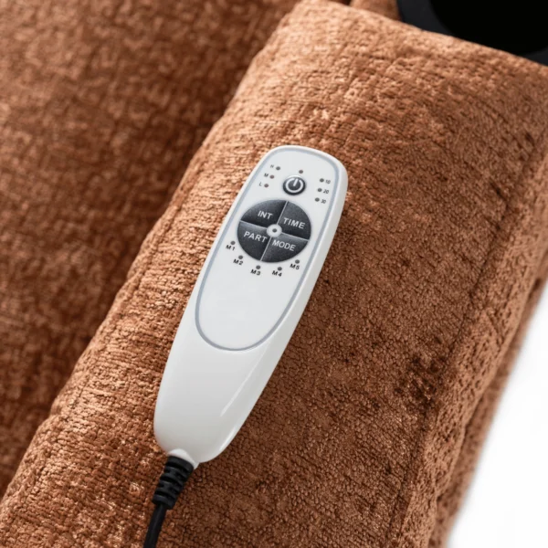 Scaun de masaj reclinabil BOX Brown Velour