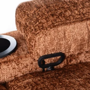 Scaun de masaj reclinabil BOX Brown Velour