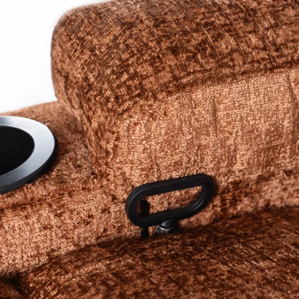 Scaun de masaj reclinabil BOX Brown Velour