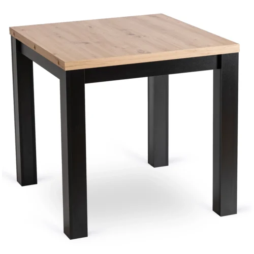 Masă extensibilă MAX 80-160 cm Stejar Artisan/Negru