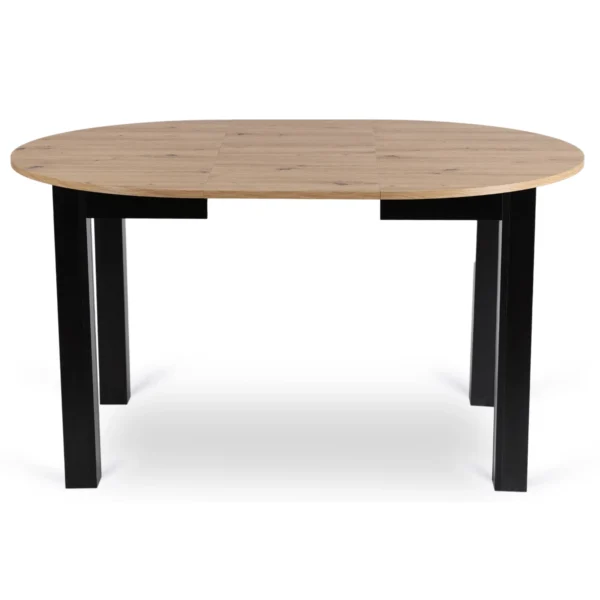 product-3216-4 HARRY Masă extensibilă 102-142 cm Stejar Artisan/Negru — Mese