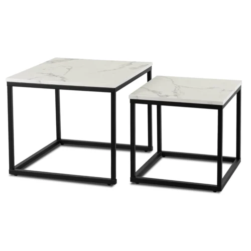 Set de masă din marmură albă ORI