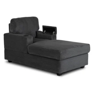 product-3221-1 NEO fotoliu lounge din catifea gri — Fotolii de relaxare