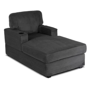 product-3221-2 NEO fotoliu lounge din catifea gri — Fotolii de relaxare