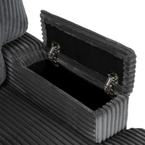 product-3221-7 NEO fotoliu lounge din catifea gri — Fotolii de relaxare