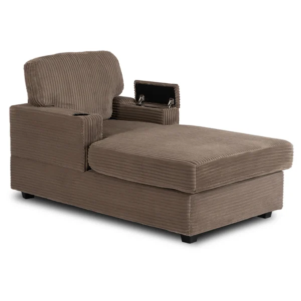 product-3222-1 Scaun de relaxare din catifea bej NEO