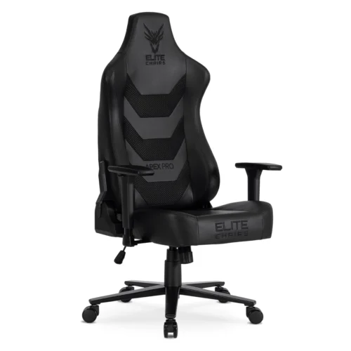Scaun de gaming pivotant APEX negru