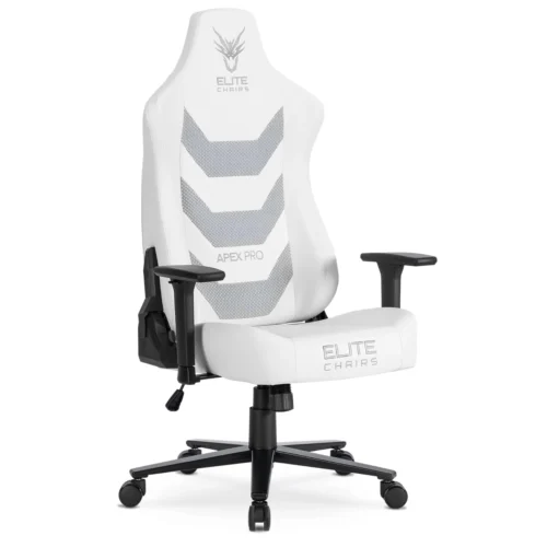 Scaun de gaming pivotant APEX alb