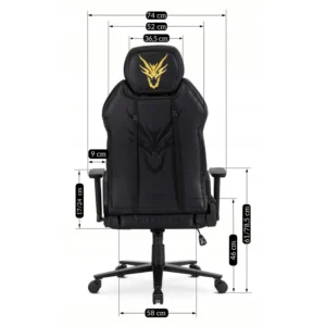 product-3225-15 NEXON Scaun rotativ pentru jocuri negru/galben — MOBILA