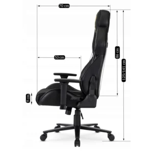 product-3225-16 NEXON Scaun rotativ pentru jocuri negru/galben — MOBILA