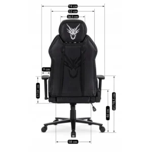 product-3226-15 NEXON Scaun rotativ pentru jocuri negru/alb — MOBILA