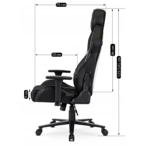 product-3226-16 NEXON Scaun rotativ pentru jocuri negru/alb — MOBILA