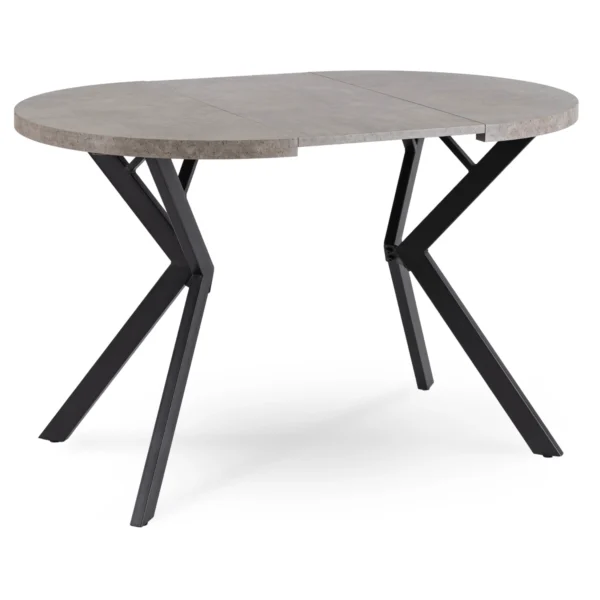 product-3229-5 DORIAN Masă pliantă 80-160 cm Beton/Negru — Mese