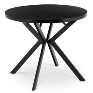 LUGO Masă extensibilă 90–190 cm Negru