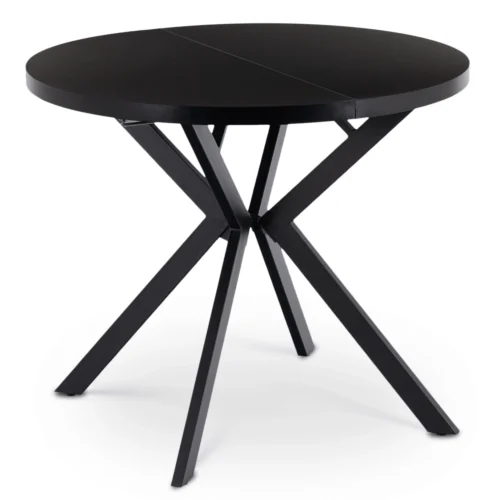 LUGO Masă extensibilă 90–190 cm Negru