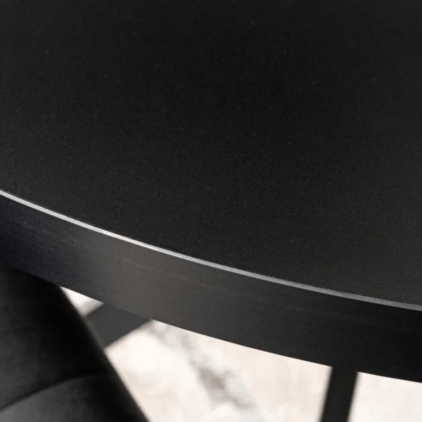 LUGO Masă extensibilă 90–190 cm Negru