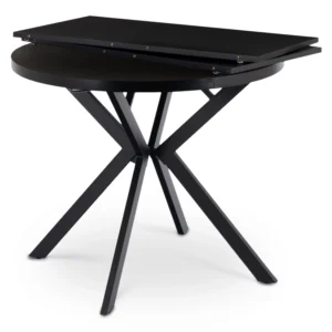 LUGO Masă extensibilă 90–190 cm Negru