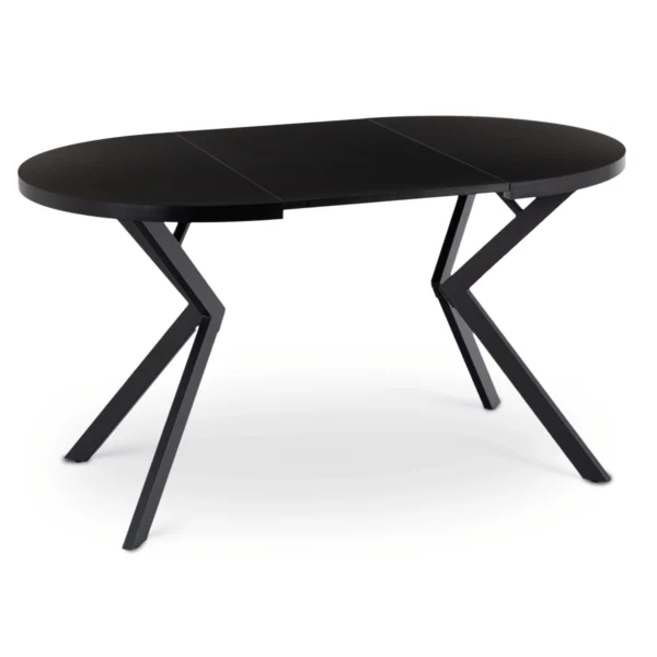 LUGO Masă extensibilă 90–190 cm Negru
