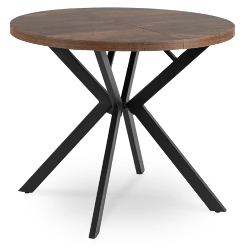 product-3234-0 LUGO Masă pliabilă 90-190 cm Stejar rustic/negru — Mese