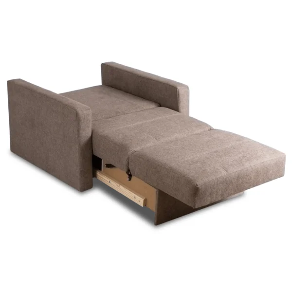 product-3239-4 MILAN 1 fotoliu de dormit simplu bej — Fotolii de relaxare