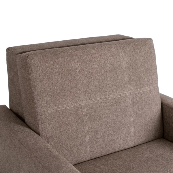 product-3239-6 MILAN 1 fotoliu de dormit simplu bej — Fotolii de relaxare