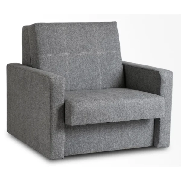 product-3240-0 MILAN 1 fotoliu de dormit simplu gri — Fotolii de relaxare
