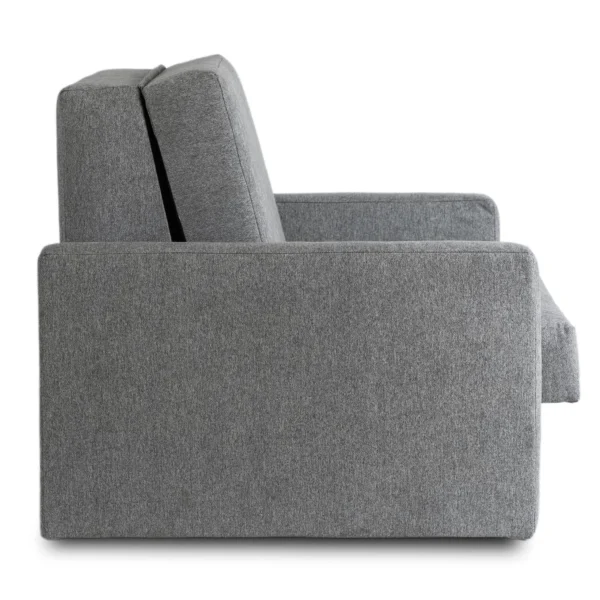 product-3240-2 MILAN 1 fotoliu de dormit simplu gri — Fotolii de relaxare