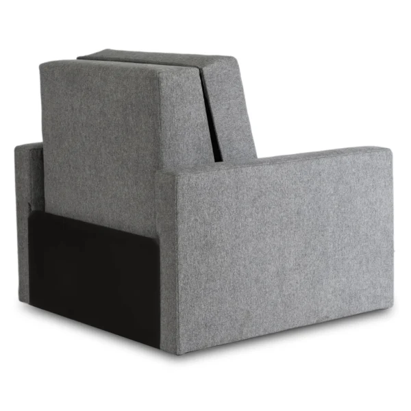 product-3240-3 MILAN 1 fotoliu de dormit simplu gri — Fotolii de relaxare