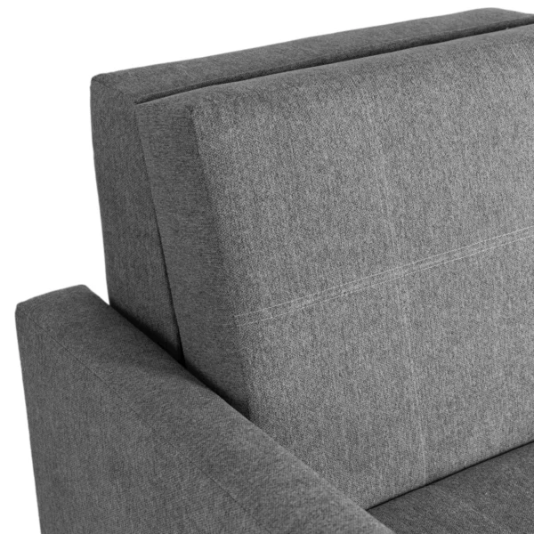 product-3240-6 MILAN 1 fotoliu de dormit simplu gri — Fotolii de relaxare