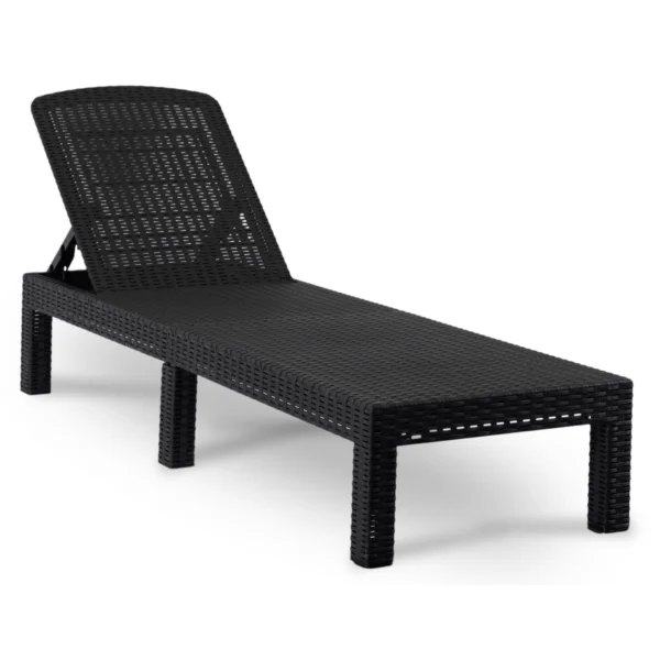 Scaun de grădină ARIZONA Negru Technorattan