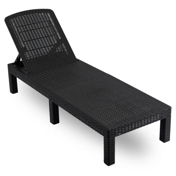 Scaun de grădină ARIZONA Negru Technorattan