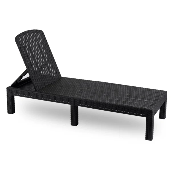 Scaun de grădină ARIZONA Negru Technorattan