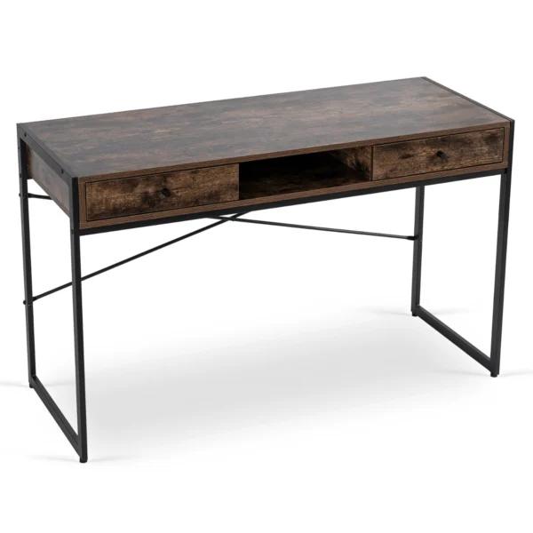 Birou STEP 123 cm Maro/Negru