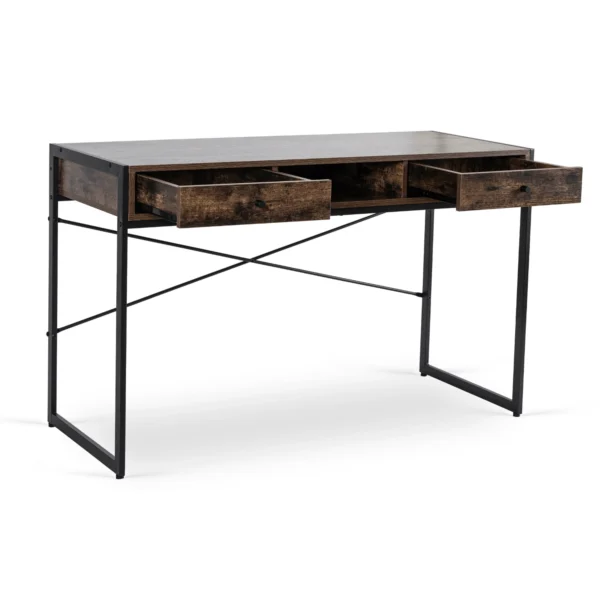 Birou STEP 123 cm Maro/Negru