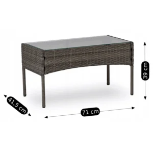 product-3251-11 Set mobilier de grădină MISSISIPI Grey