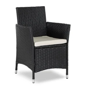 Set mobilier de grădină POMONA negru/bej
